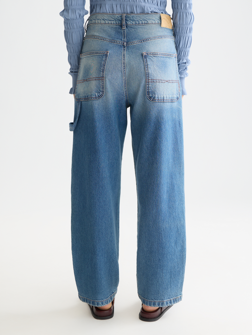 Raine high rise wide leg denim