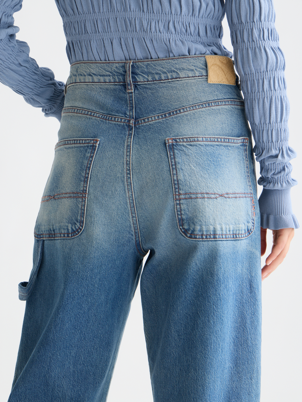 Raine high rise wide leg denim