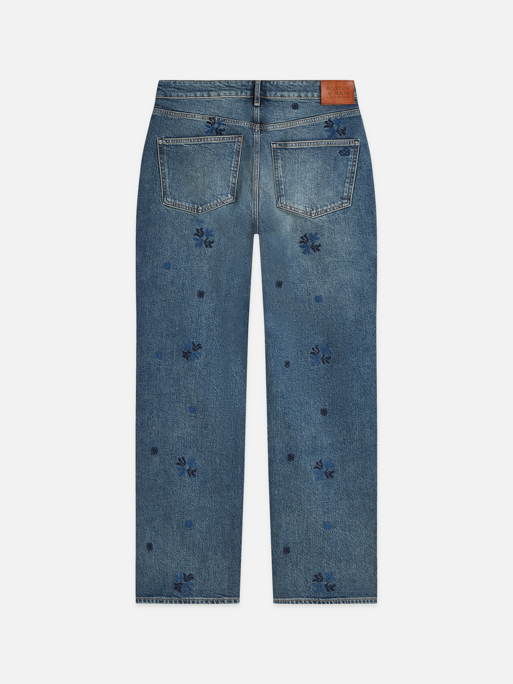 The Sky high rise straight denim