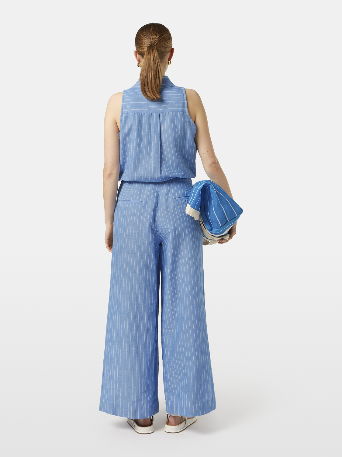 Halter Linen Jumpsuit
