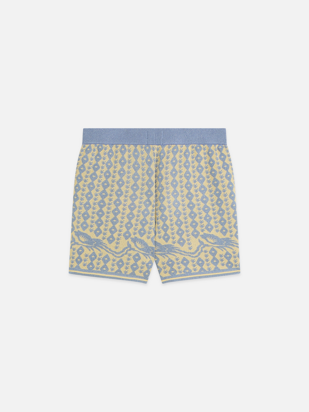 Jacquard knitted shorts