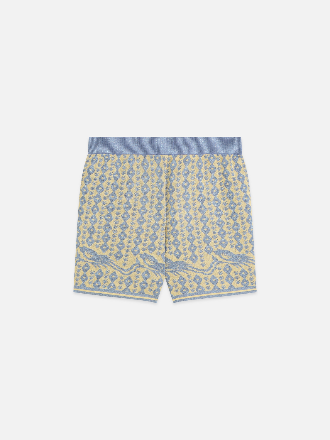 Jacquard knitted shorts