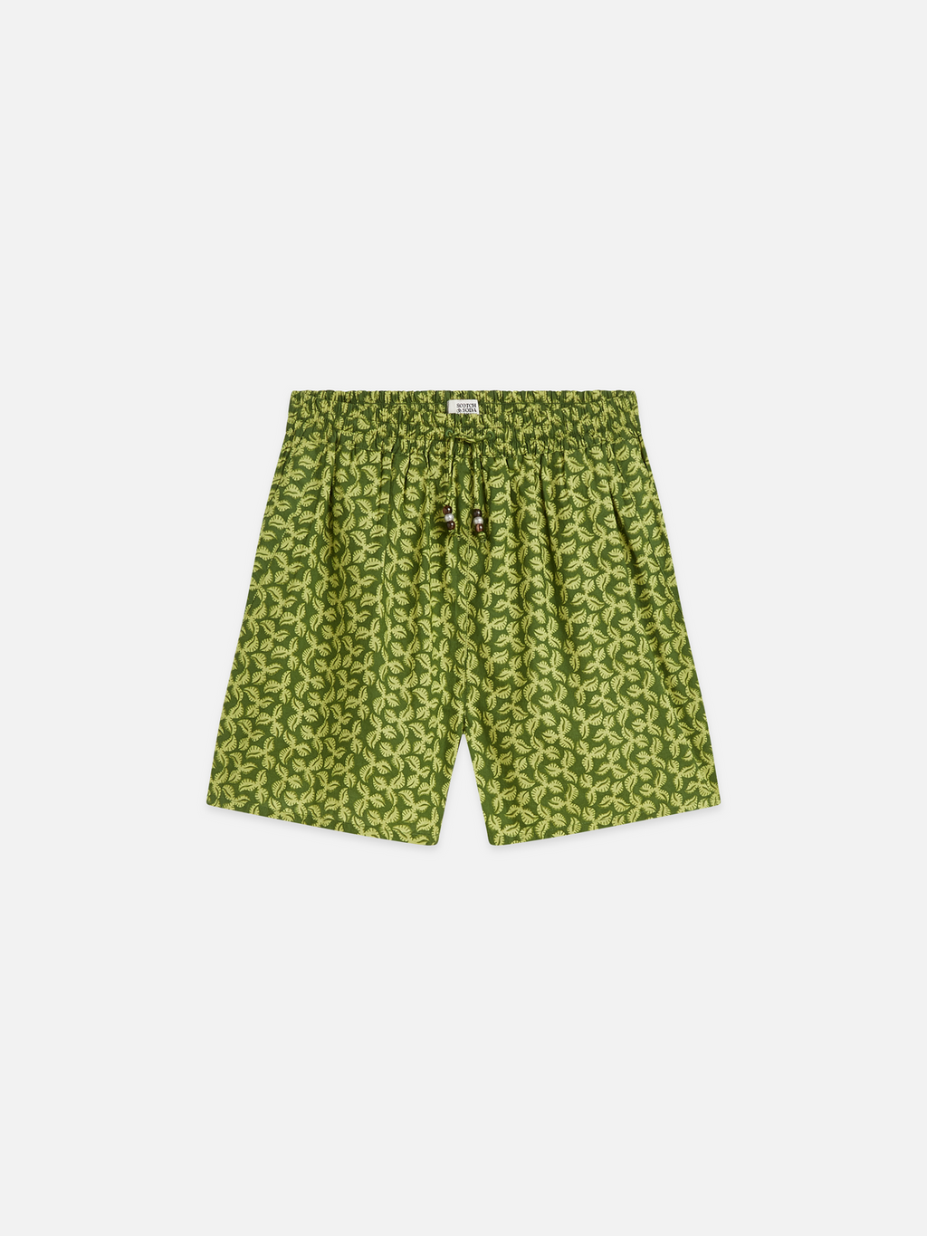 Printed cotton shorts