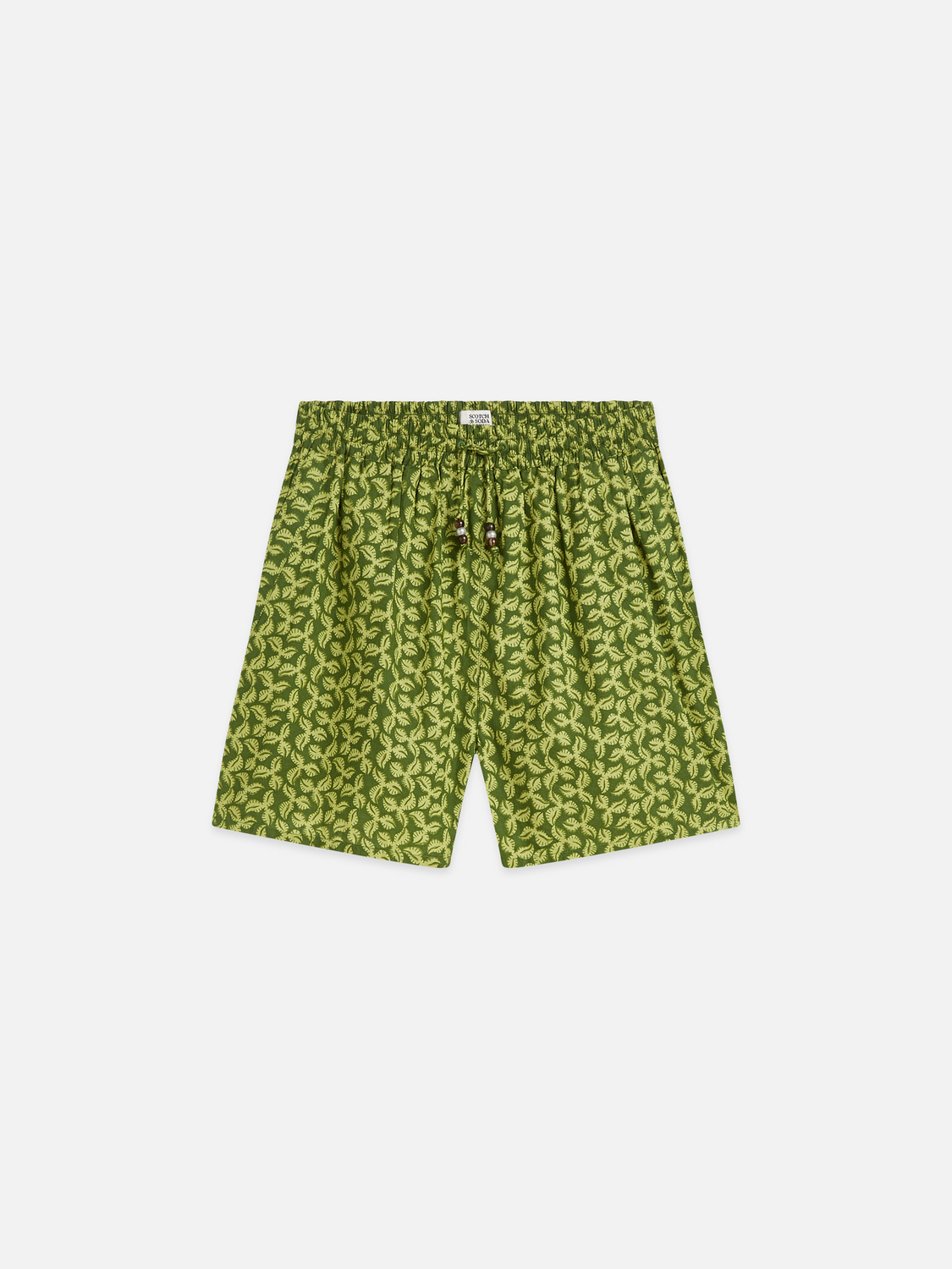 Printed cotton shorts