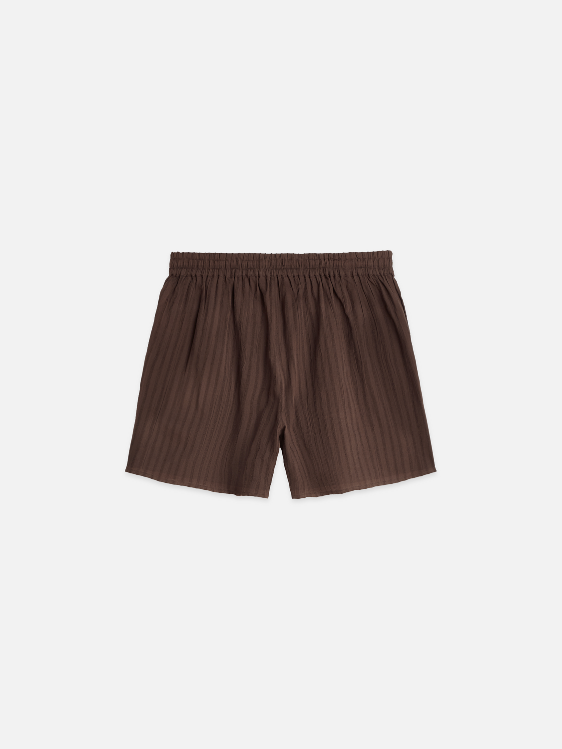 Embroidered cotton crepe shorts