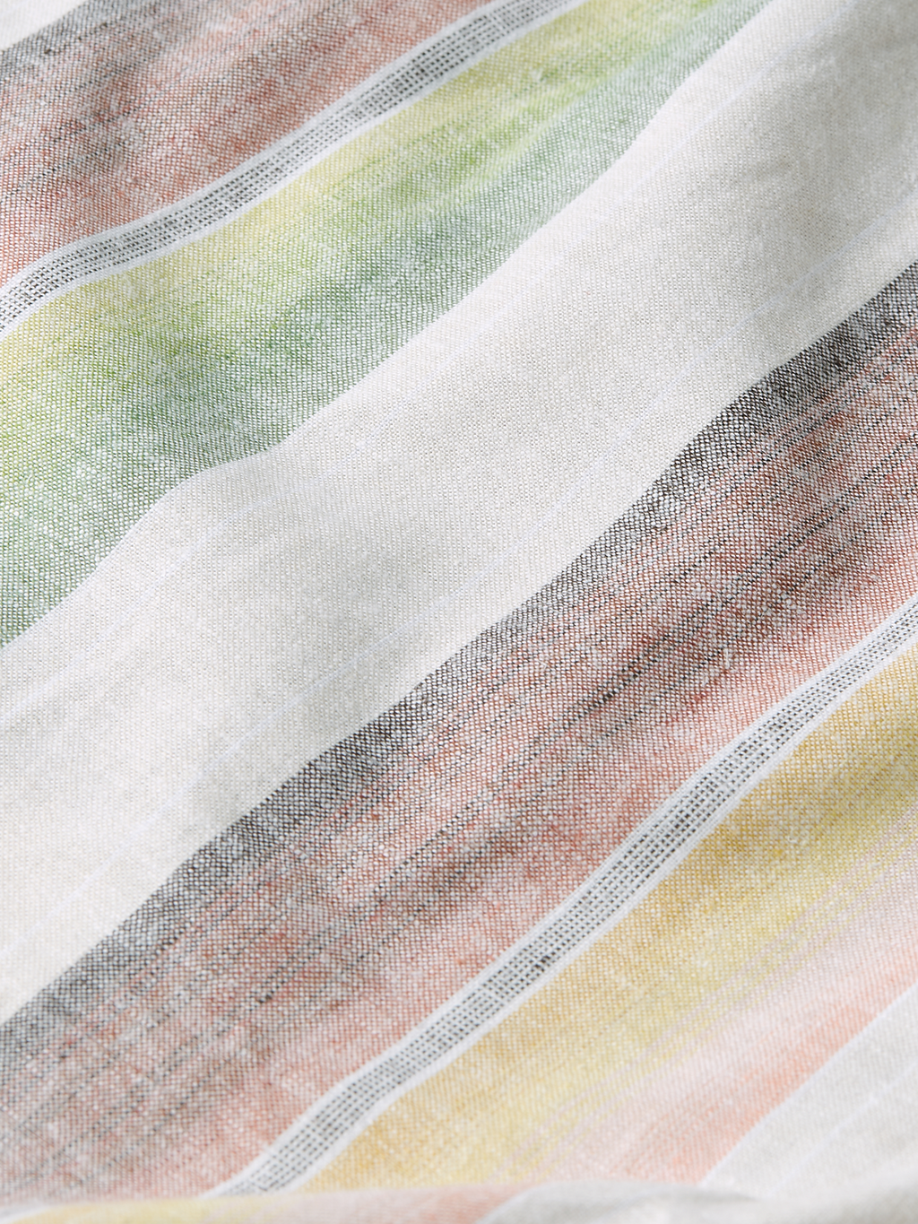 Striped elastic waist shorts