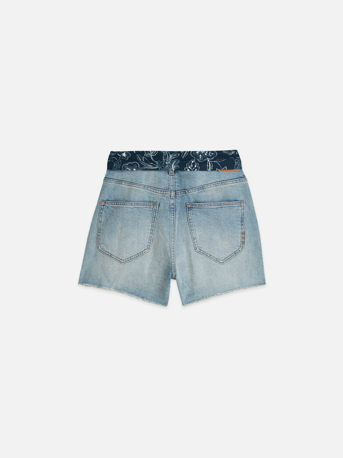 The Ray denim short with tie detail