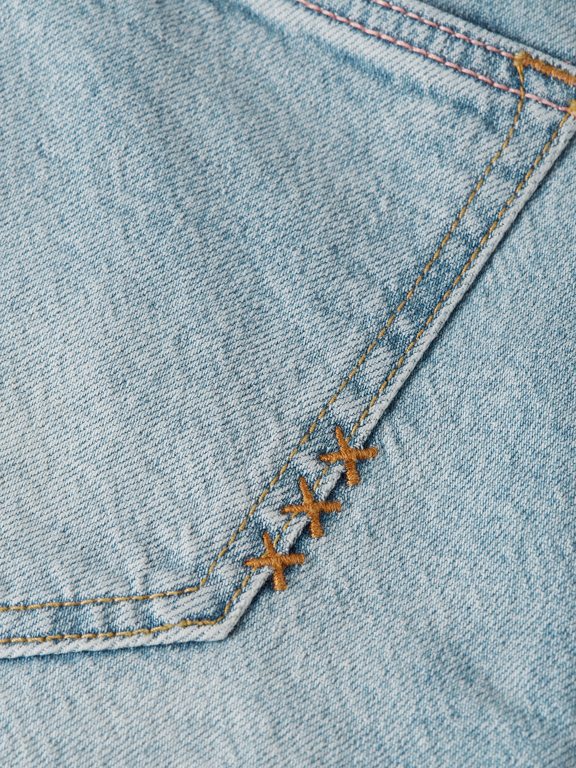 The Ray denim short with tie detail