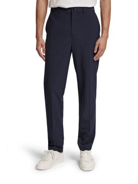 IRVING - PINSTRIPED FINE WOOL-BLEND SEERSUCKER CHINO