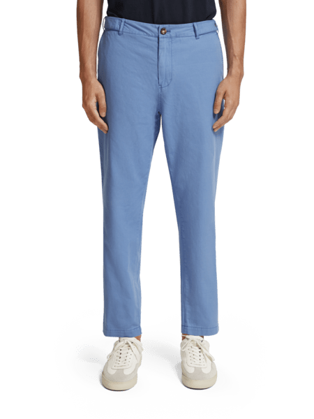 TWILT- GARMENT-DYED PLEATED COTTON/LINEN CHINO