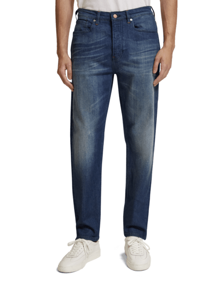 THE DROP REGULAR TAPER JEANS SCENIC BLAUW