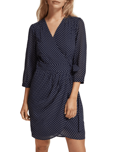 MINI WRAP DRESS