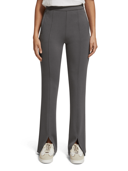 TAILORED SPLIT HEM FLARE SWEATPANT