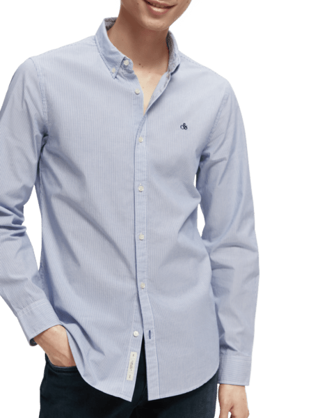 ESSENTIAL YARN DYE POPLIN SLIM FIT SHIRT