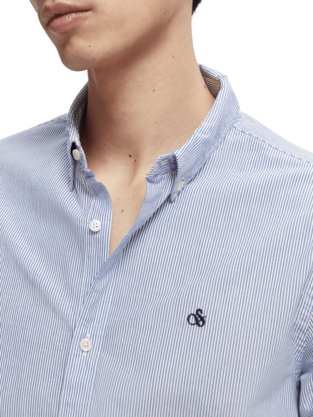 ESSENTIAL YARN DYE POPLIN SLIM FIT SHIRT