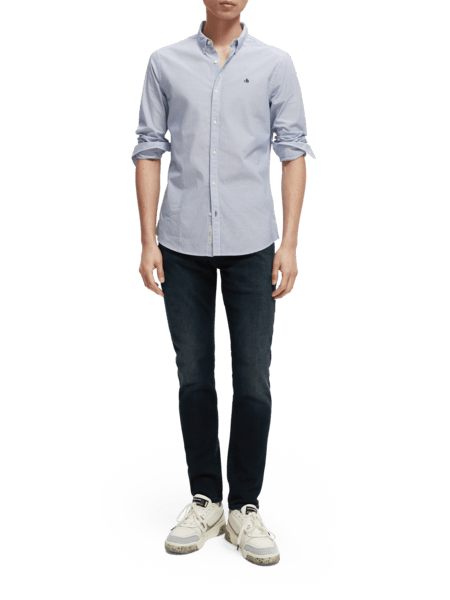 ESSENTIAL YARN DYE POPLIN SLIM FIT SHIRT