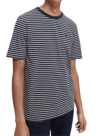 ESSENTIALS CREWNECK JERSEY T-SHIRT IN COTTON