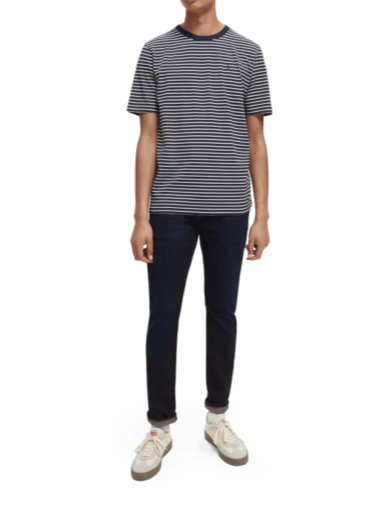 ESSENTIALS CREWNECK JERSEY T-SHIRT IN COTTON