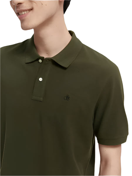 ESSENTIALS COTTON PIQUE POLO